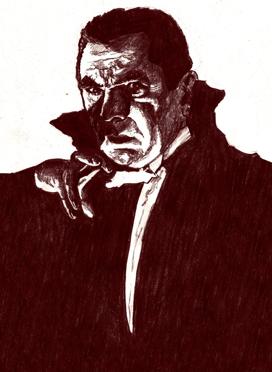 RealMonkeDragon's tweet photo. #halloween #spooktober #belalugosi #dracula #horror #pencildrawing 

happy halloween, twittards. https://t.co/Keh0d9Rsbm