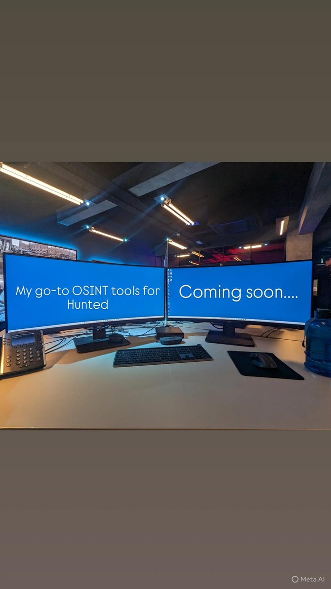 What are your fav #OSINT tools? 
I'll be posting on Instagram my go to OSINT tools that I use on #hunted 
Follow me for more hunted content Daisy_hunted instagram.com/daisy_hunted?i…

<a href="/huntedpod/">huntedpod</a>