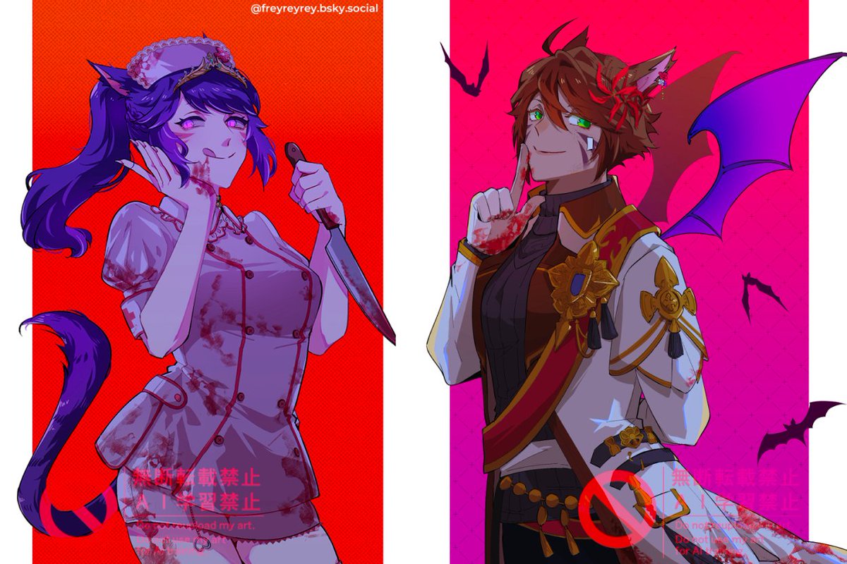 Spoopy Season Comms finished RRAAAAHHHH

#GochuumonXIV #FFXIVART