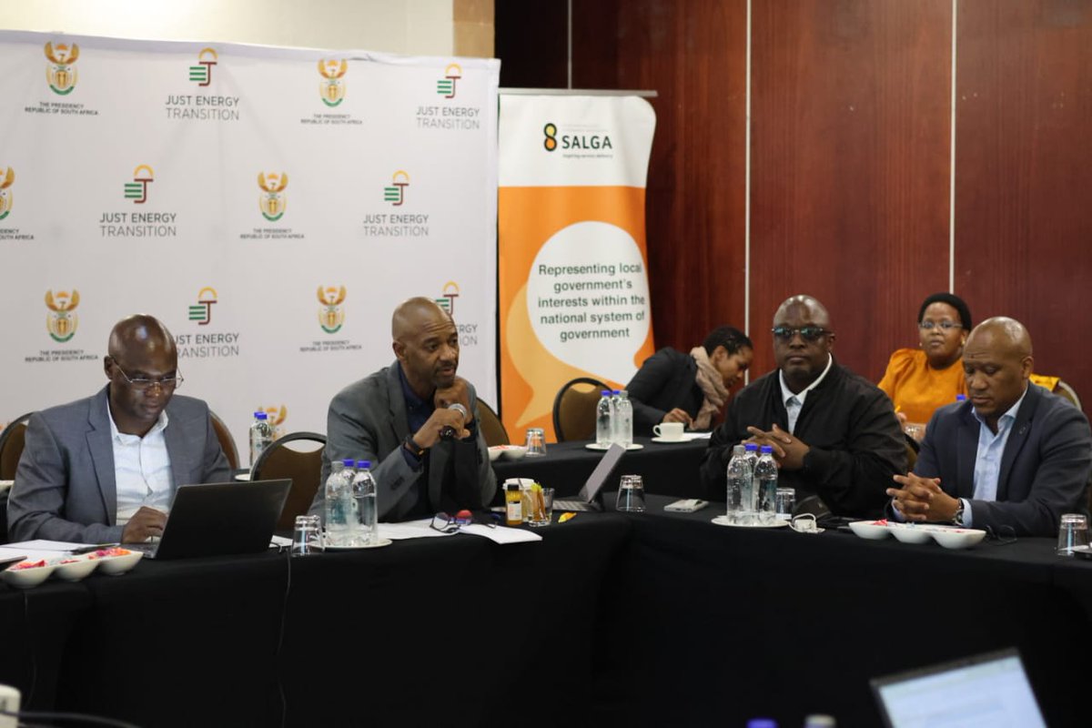 SALGA_Gov's tweet image. JET Municipal Council Meeting is underway! 

Our CEO, Mr Sithole Mbanga, is leading the discussion on driving sustainable development and energy security through the Just Energy Transition. 
#salga 
#InspiringServiceDelivery
#JustEnergyTransition 
#sustainabledevelopment 
#asisho
