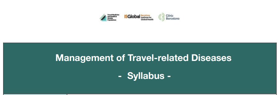 Management of Travel-Related Diseases

📅12 de enero - 28 de febrero de 2026
📍Online

📚📷Ampliar detalles (programa/inscripción) a través del enlace 📷 👇
isglobal.org/en/-/syndromic…