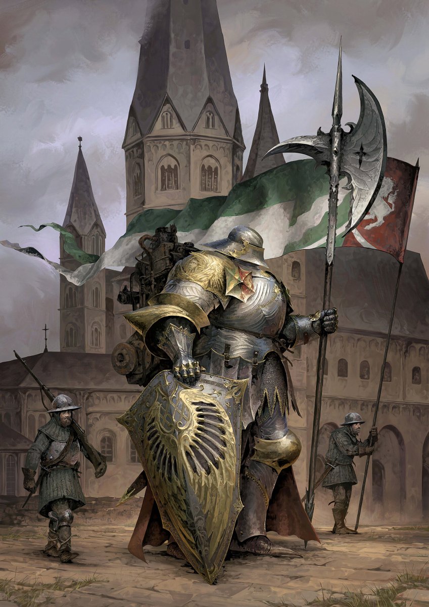 Maximillian-Class Knight | Trench Crusade by Inka Schulz
artstation.com/artwork/x39gNE