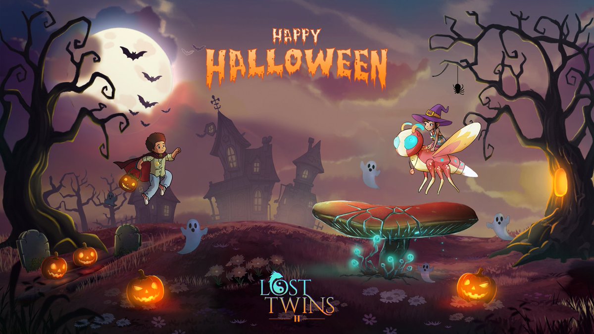 It’s spooky season… but don’t worry, the only thing haunting Lost Twins 2 are the tricky puzzles 👻🧩

Cozy up, light a candle, and get lost in the world of puzzles

🎮 Play now on Steam!
store.steampowered.com/app/1752540/Lo…

#LostTwins2  #Halloween #indiegame