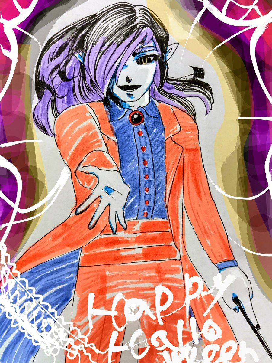 post2324's tweet image. 去年のハロウィン(プチ修正版)　#CadenceOfHyrule　#octavo