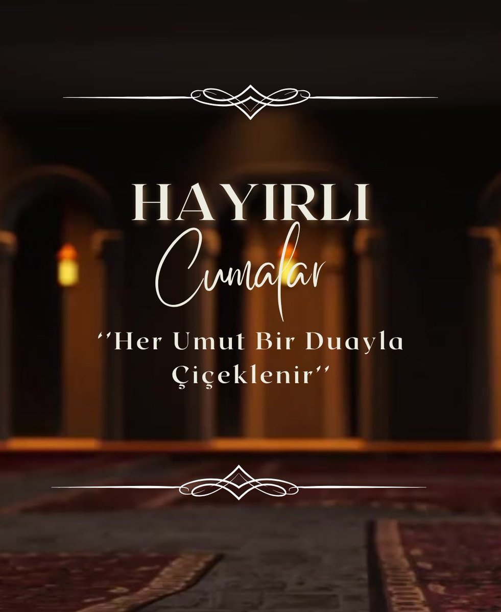 cesimercik's tweet image. ‘’Her Umut Bir Duayla Çiçeklenir’’

Hayırlı Cumalar