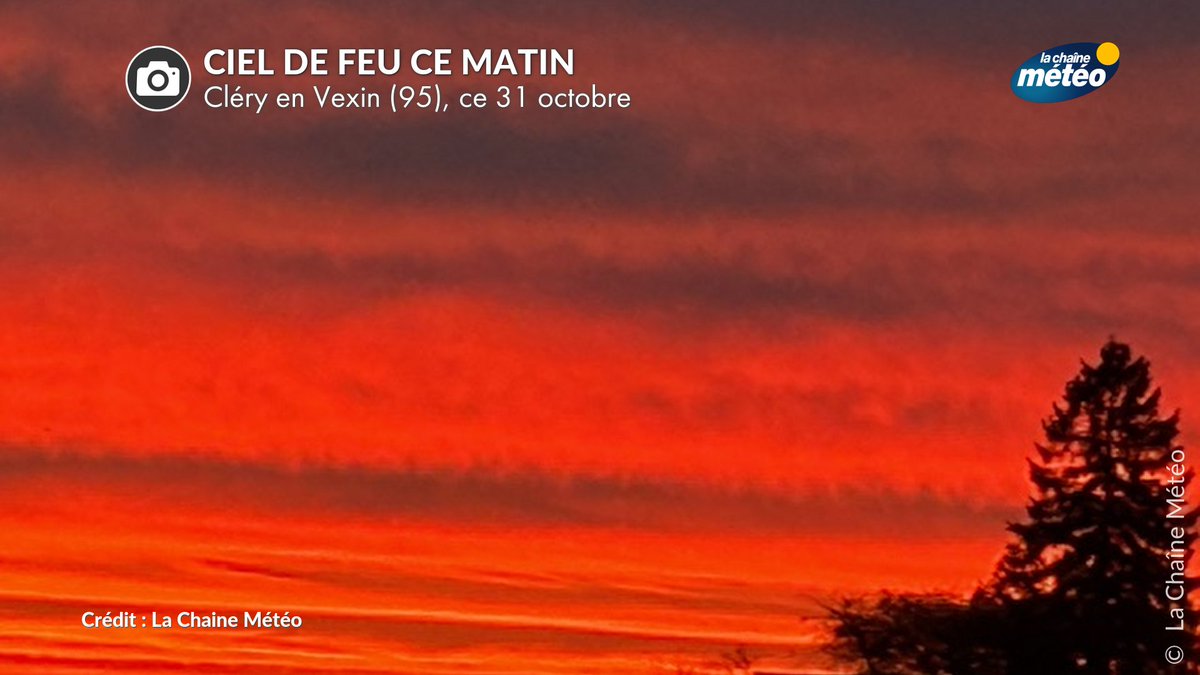 lachainemeteo's tweet image. Le ciel se met aux couleurs de l'actualité : #OctobreRose ou orange citrouille pour #Halloween, le spectacle était magique au lever du soleil vers 07h ce matin au nord de l'Île-de-France 🩷