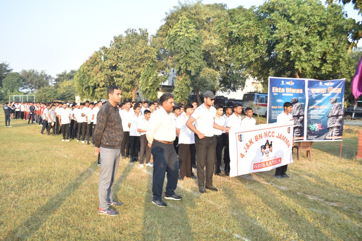 #SardarPatel150
#RunForUnity
#UnityinDiversity
*RUN FOR UNITY ON THE OCCASION OF #RASHTRIYA EKTA DIVAS ORGANISED BY J&amp;K POLICE KATHUA IN COLLABORATION WITH DISTRICT ADMINISTRATION FROM DPL  KATHUA.
<a href="/JmuKmrPolice/">J&K Police</a>
<a href="/ZPHQJammu/">Zonal Police Media Centre- Jammu Zone</a> 
<a href="/DigJsk/">DIG JSK Range Jammu</a>
<a href="/mohita_ips/">Mohita Sharma</a> 
facebook.com/share/p/17Qv7i…