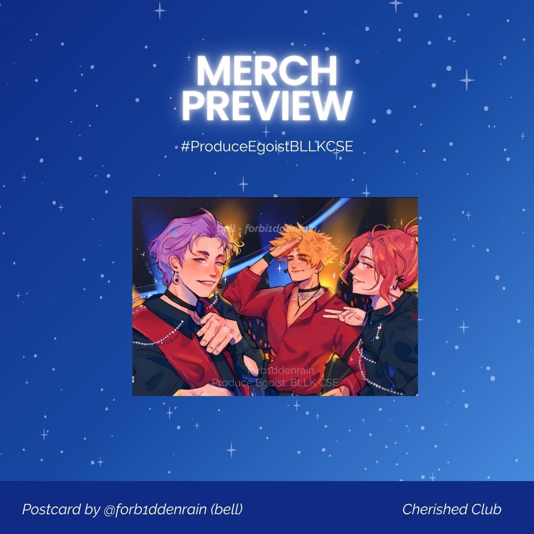 cherishedclub's tweet image. [MERCH PREVIEW]

Dive into the Blue Lock universe with this stunning postcard designed by @forb1ddenrain. 

Perfect for sending a note or framing as a mini print! 💙

⚽ Limited quantities —  (Oct 18–Nov 1)

#ProduceEgoistBLLKCSE #BLLKCSE