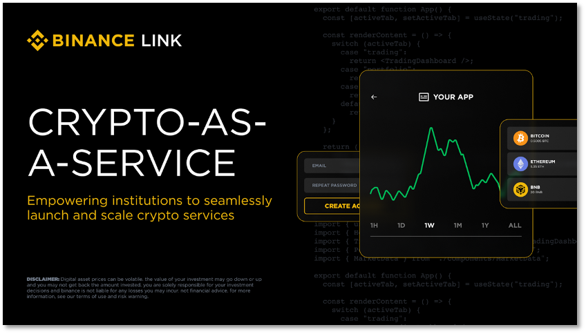 HiveTechCN's tweet photo. By September, Binance further launched its "Crypto-as-a-Service" (CaaS) solution, aiming to attract more traditional institutional clients by enhancing their operational experience. https://t.co/o3XPoyez9K