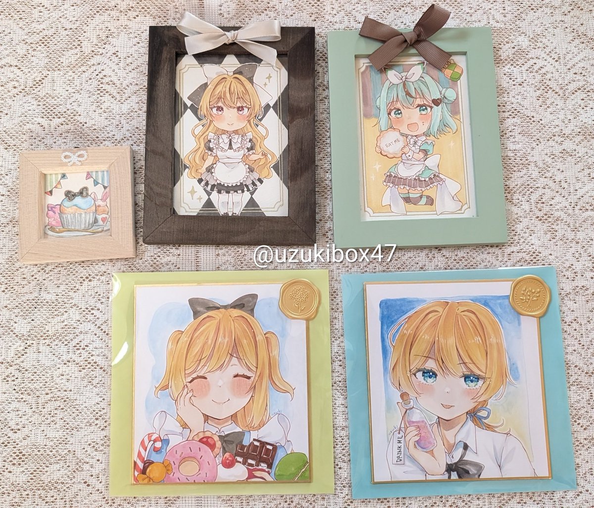 卯月ページ 卯月@11/1～不思議の国のアリス展/フレームレス展Ⅶ