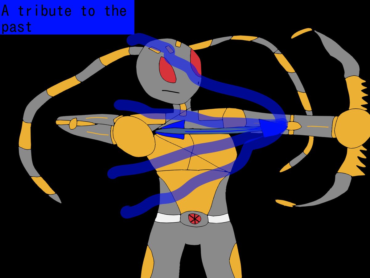 #Bugtober - Drawing 10

This prompt is... no, it's not a prompt!!
This is an OC made by <a href="/zeluppen/">Zeluppen the evil kiwi| Commission: 3 slots free</a> when this event happened before. I mentioned during that I would draw the one I liked the most from em. It was on a tab ever since then.
For Halloween, I gift you all a treat.