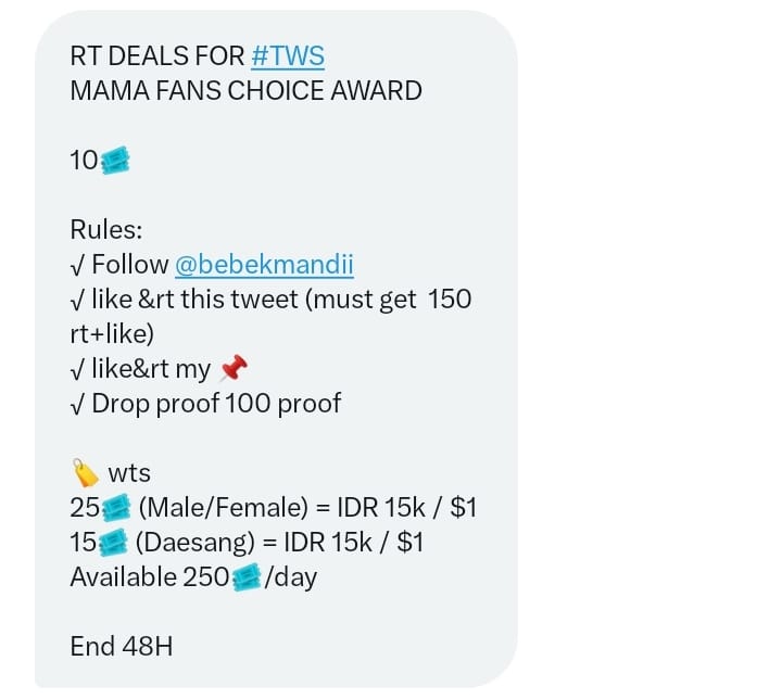 TWS SUPPORTS tweet media