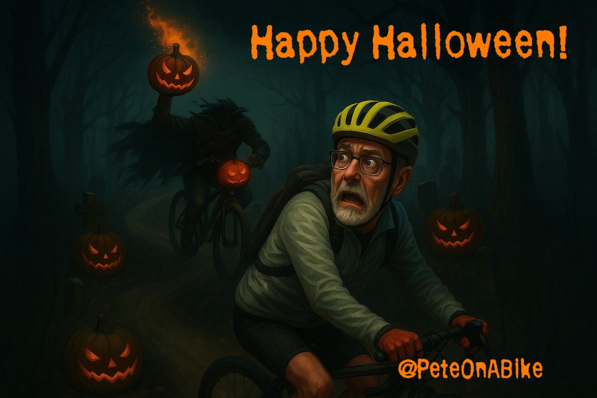 Happy Halloween! 🎃 
#Halloween #Halloween2025 #cycling #bike