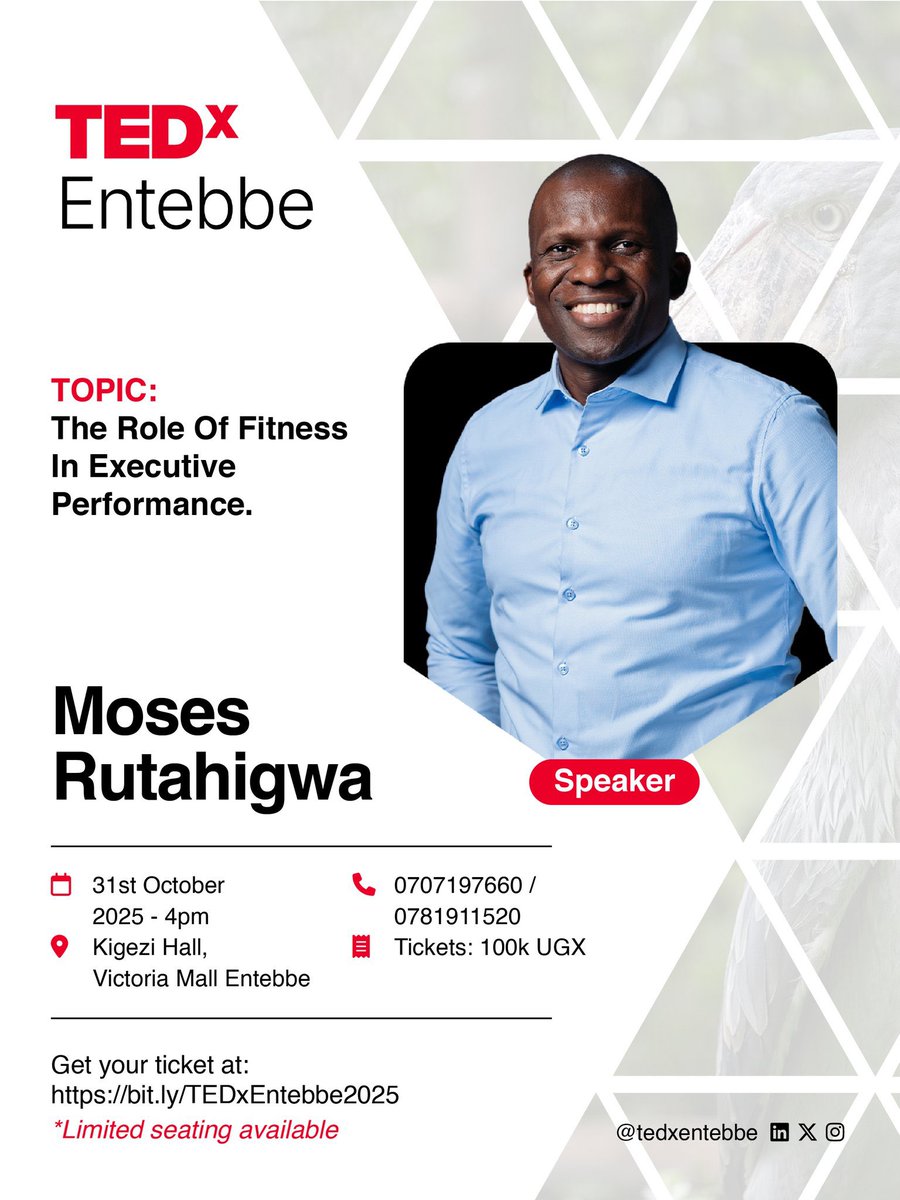 Morning dues paid. 

Next stop: <a href="/TEDxEntebbe/">TEDxEntebbe</a>.  See you there.

 📍Kigezi Hall, Best Western Premier Hotel,  Victoria Mall, Entebbe
Date: 31st October
Time: 4 PM 

Get your ticket here. 👉 quicket.co.ug/events/335245-…

#TEDxUganda 
#doingitdifferently