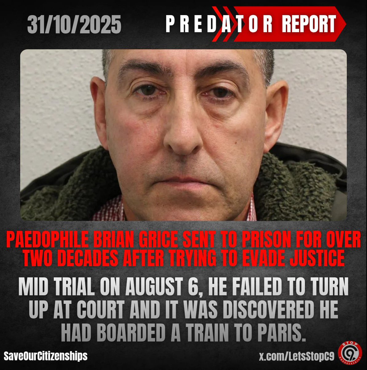 LetsStopC9's tweet image. Back in 2023, a child revealed to police that they had been sexually assaulted, and raped by him when they were as young as six years old.

#PredatorReport
Source: archive.ph/e0oY5