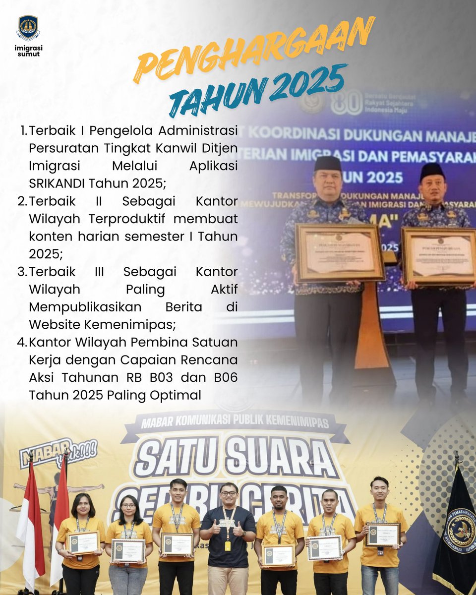 Humas Kanwil Ditjen Imigrasi Sumut tweet media