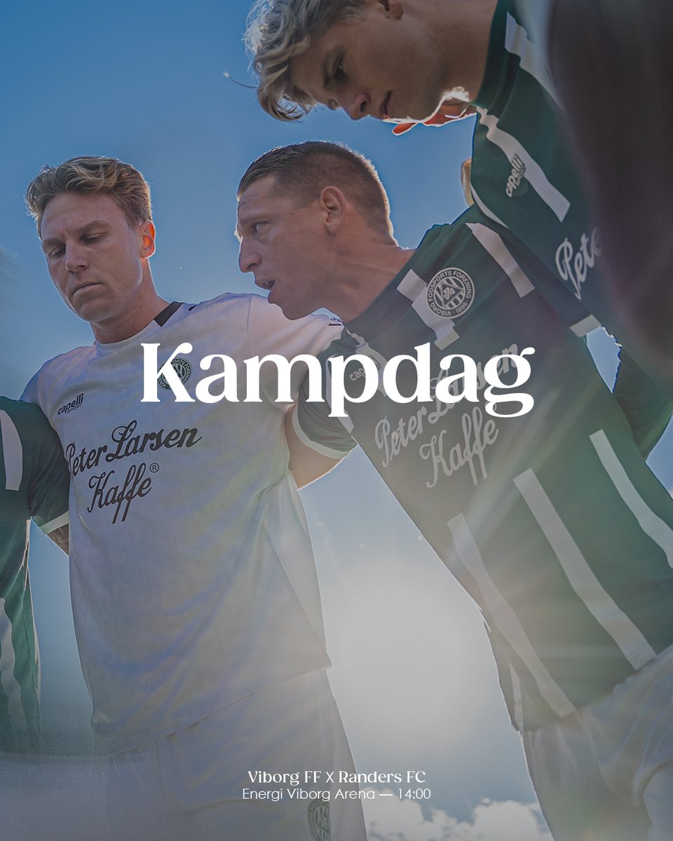 viborgff's tweet photo. 𝑲𝒂𝒎𝒑𝒅𝒂𝒈 hjemme på Energi Viborg Arena. 🏠🟢⚪

#VFFRFC https://t.co/AbcY8U4nSc