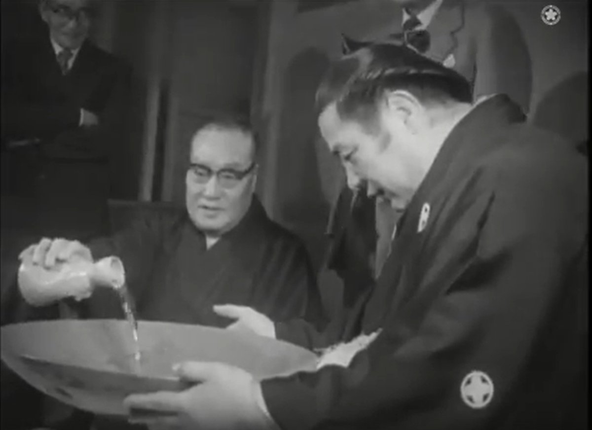 アーカイブ場所】 昭和35年一月場所総集編。約105分の長編