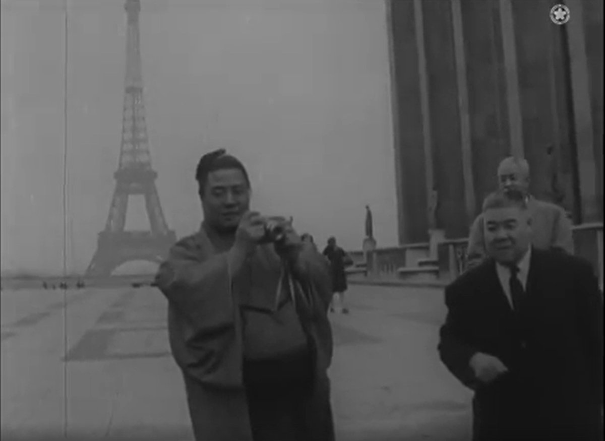 アーカイブ場所】 昭和35年一月場所総集編。約105分の長編