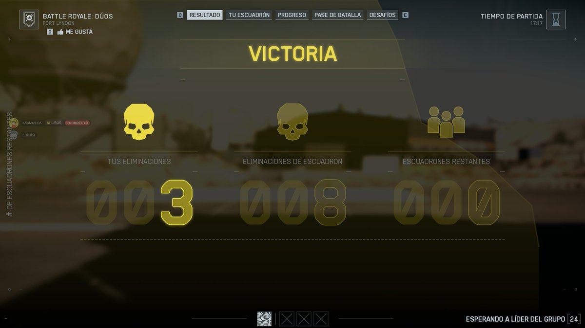 1er Victoria en Battle field 6