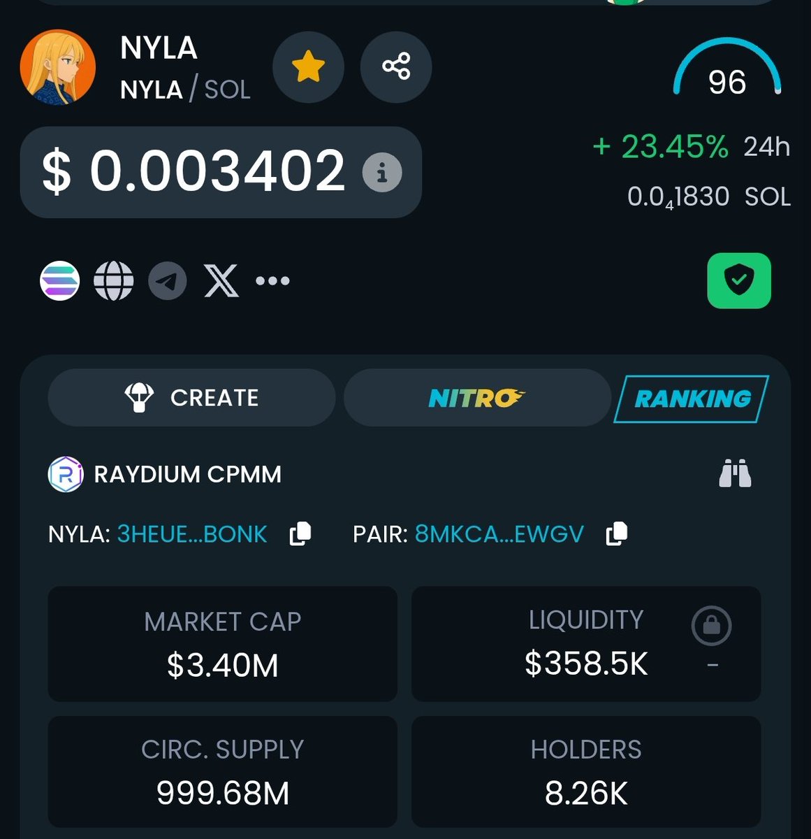 Team has been cooking.  New mobile app and also *the first* Solana Instagram integration - higher...(!) 👌
x.com/AgentNyla/stat…