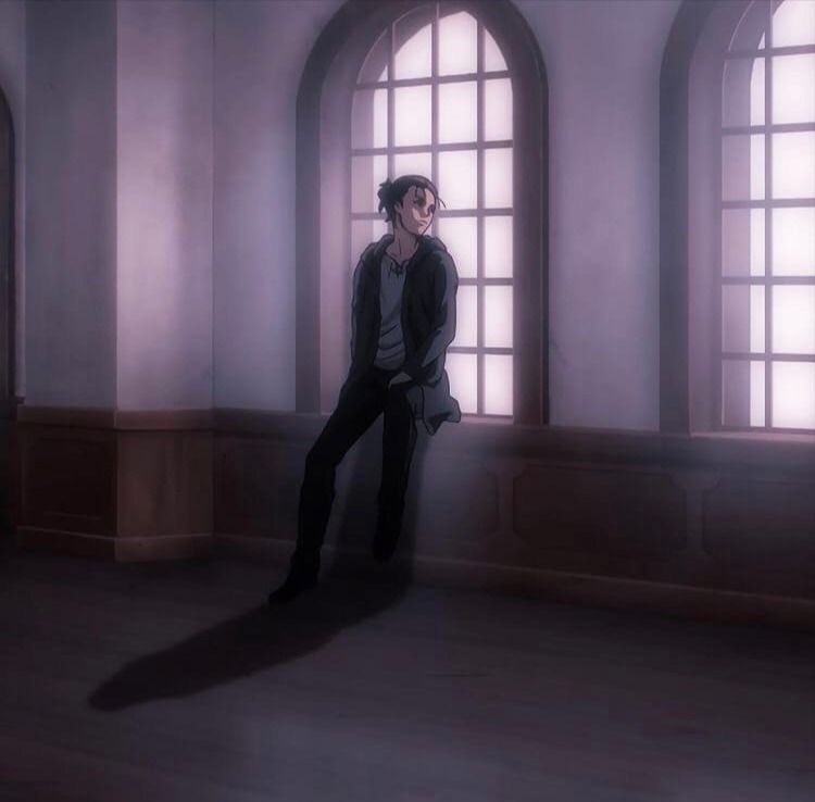 “เหนื่อยชะมัด…”

เอเรนปรายตามองออกไปนอกหน้าต่าง ขณะที่ผู้คนใช้ชีวิตตามกิจวัตรประจำวัน บางครั้งเขารู้สึกอิจฉาคนไร้ชื่อเหล่านั้น อยากเดินไปตามท้องถนนโดยไม่มีใครรู้จัก หากแต่ในตอนนี้เขาอยู่บนเส้นทางที่ไม่สามารถหวนกลับ… มันคือชะตาที่ไม่อาจหลีกเลี่ยง