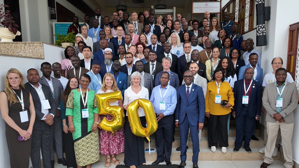 KmfriResearch's tweet photo. 𝐂𝐞𝐥𝐞𝐛𝐫𝐚𝐭𝐢𝐧𝐠 50 𝐘𝐞𝐚𝐫𝐬 𝐨𝐟 𝐭𝐡𝐞 𝐄𝐀𝐅 𝐍𝐚𝐧𝐬𝐞𝐧 𝐏𝐫𝐨𝐠𝐫𝐚𝐦𝐦𝐞: 𝐀𝐝𝐯𝐚𝐧𝐜𝐢𝐧𝐠 𝐒𝐮𝐬𝐭𝐚𝐢𝐧𝐚𝐛𝐥𝐞 𝐎𝐜𝐞𝐚𝐧𝐬  

The 2025 EAF Nansen Programme Forum held at Sarova Whitesands Beach Resort, Mombasa, marked a significant milestone, 50 years of the EAF Nansen Programme’s enduring legacy in promoting sustainable ocean science, fisheries management, and marine ecosystem research.

The PS, Blue Economy and Fisheries, Ms. Betsy Njagi, CBS, officiated the closing ceremony, where she commended the Food and Agriculture Organization (FAO), the Government of Norway, and the Government of Kenya, through the Ministry of Mining, Blue Economy and Maritime Affairs for their longstanding partnership in advancing marine research and sustainable fisheries over the past five decades.

In her remarks, PS Njagi lauded the Programme’s contribution to strengthening research capacity, generating vital data through the R/V Dr. Fridtjof Nansen ecosystem surveys, and embedding the Ecosystem Approach to Fisheries (EAF) as a global benchmark for sustainability. She reaffirmed Kenya’s commitment to building a resilient Blue Economy, citing the Kenya -Norway MoU (2024) as a catalyst for joint research, innovation, and marine resource protection.

KMFRI team was led by the Director General, Dr. Paul Orina who underscored KMFRI’s ongoing collaboration with the R/V Dr. Fridtjof Nansen, whose recent 2025 ecosystem survey in Kenyan waters continues to inform fisheries management and national Blue Economy priorities.

As the EAF Nansen Program looks to the future, partners reaffirmed their shared commitment to advancing ocean science, strengthening research networks, and ensuring the sustainable use of marine resources for generations to come.
Also present at the forum were; H.E. Ms. Siv Cathrine Moe, the Ambassador of Norway to Kenya, and Mr. Charles Bebay, the Regional Manager, FAO-RAF, Ms. Vera Agostini, Deputy Director, Fisheries and Aquaculture Division, FAO, Mr Fredrik Pharo, Deputy Director General, NORAD, Mr Nils Gunnar among other dignitaries.
#BlueEconomy, #SustainableFisheries, #MarineResearch,