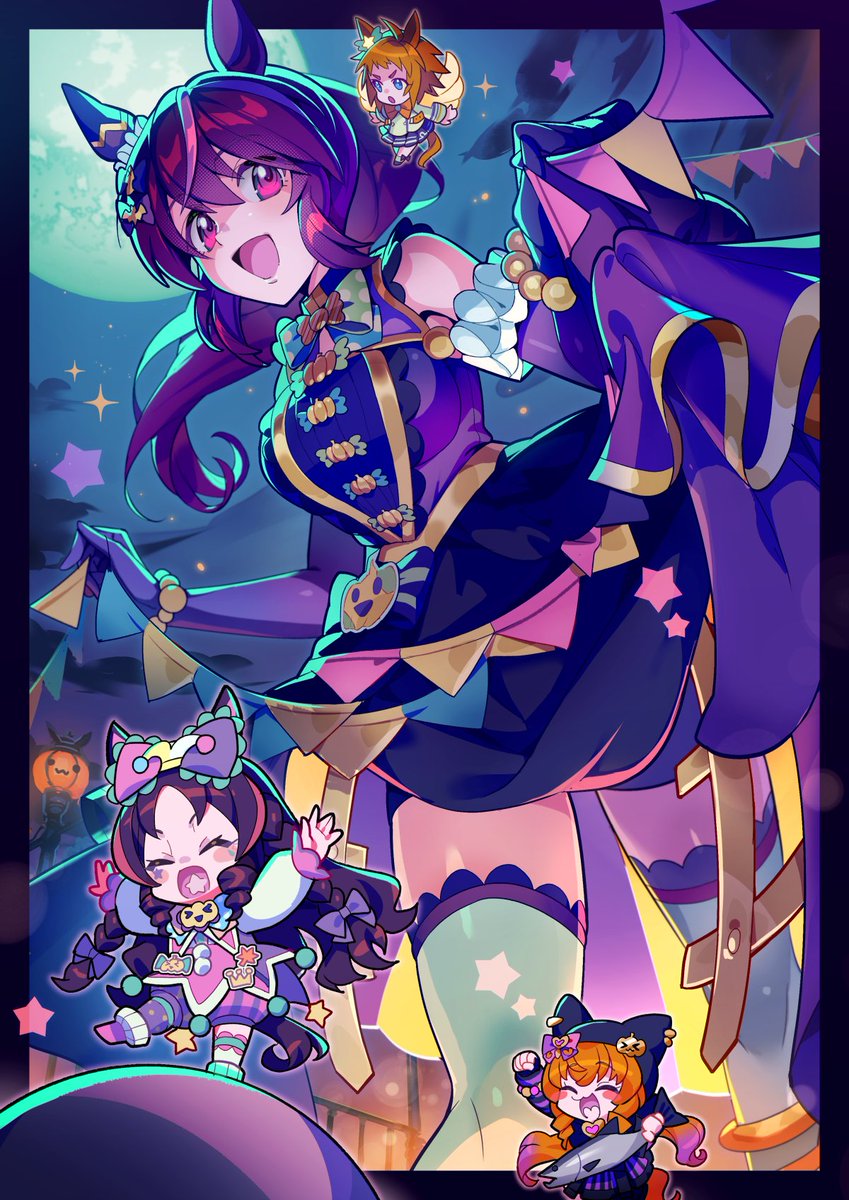 kfk_transform14's tweet image. ハッピーハロウィン！
 #ウマ娘