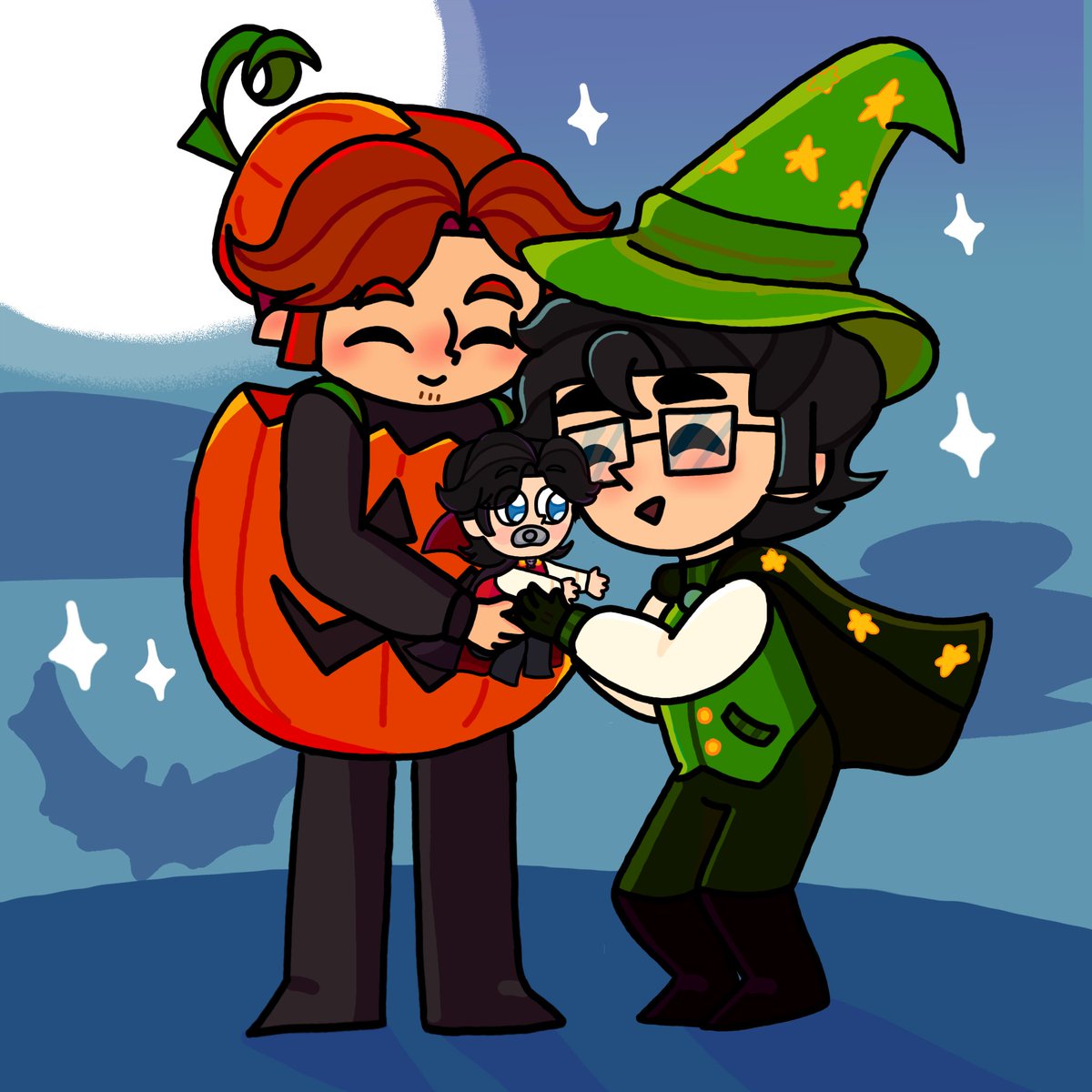 Especial de halloween con bebé Hunter 🎃
AU: <a href="/DoddlesofLab/">🥀Doddles! ‼️COMMISSIONS CLOSE‼️</a> 💙💚

vt.tiktok.com/ZSy28NWPn/
#mathlete #disventurecamp #disventurecamp4 #dctwt #halloween