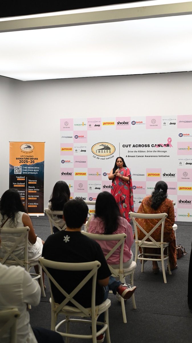 Some drives make a statement. This one started a movement. 💗
With Cut Across Cancer, we took awareness to the streets, tracing a ribbon-shaped route across Mumbai to spread the message of early detection, strength, and solidarity.
Because when awareness moves, change follows. ✨