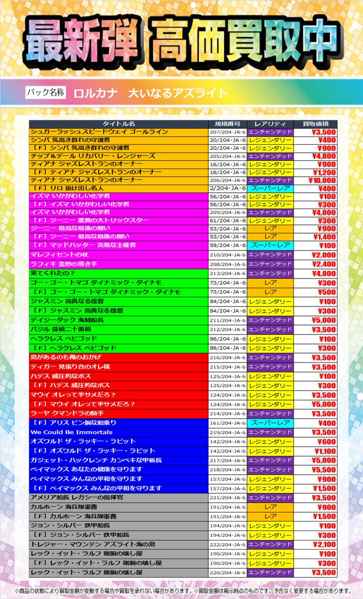 Japan TCG Center蒲田駅東口店 on X