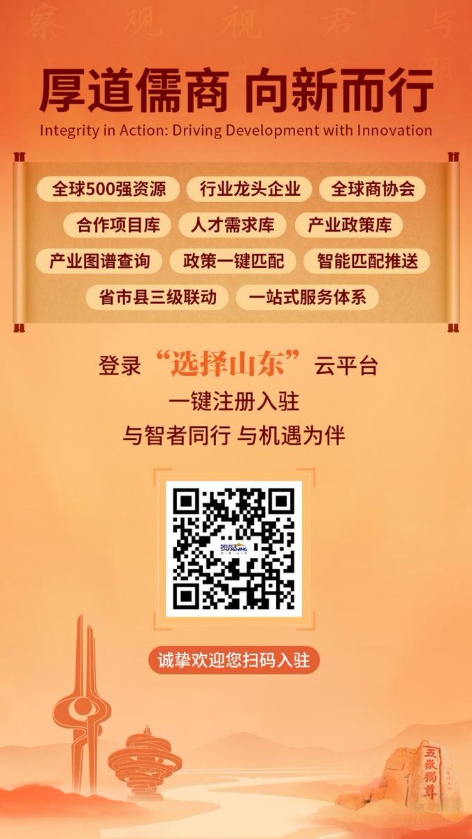 selectshandong's tweet photo. 【"Select Shandong" Cloud Platform Launches Global Guest Database as the 4th Conference of Great Business Partners Opens】
#Shandong #Jinan #CGBP #Confucian #industry #investment #projects #SelectShandong #global #database https://t.co/Kot9eDyMQh