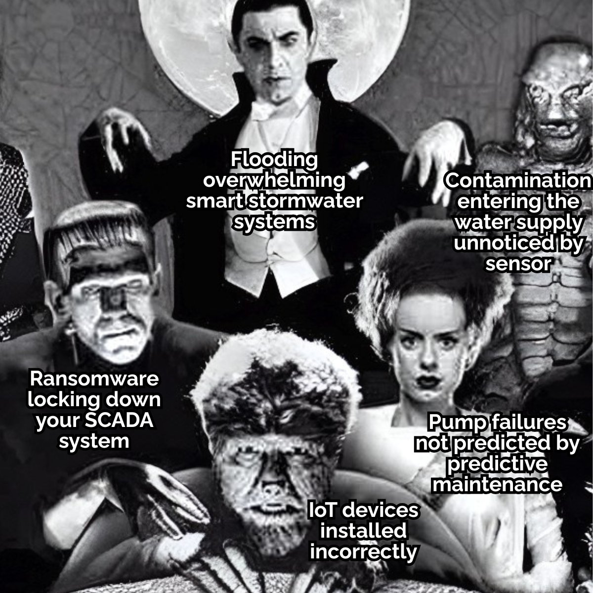 SWAN_forum's tweet photo. They're spooky and they're scary - water utility version.

Happy Halloween 🎃 👻 🧛‍♂️ https://t.co/RG1hLc6Yzu