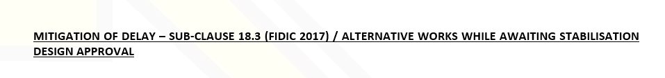 KeMothetsi's tweet image. “We didn’t just wait — we mitigated.”
Sub-Clause 18.3 (FIDIC 2017) in action. #EOT #ConstructionManagement