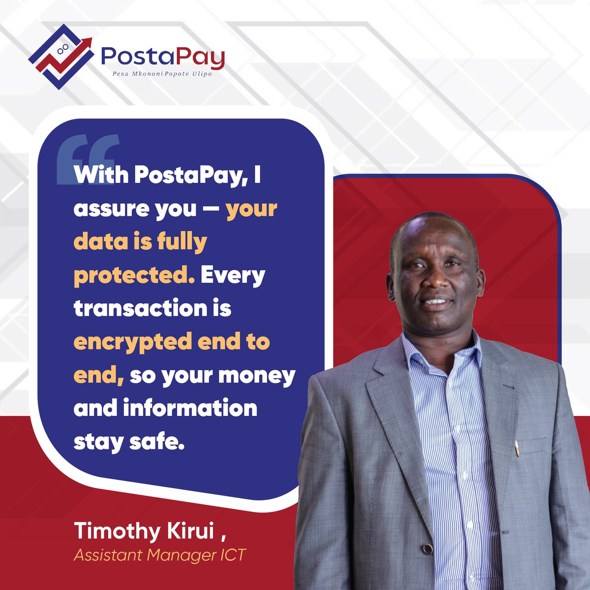 Your money’s safety comes first.
With PostaPay, every transaction is protected and transparent.
You’re always in control. 💙
Download today.

#PostaPay