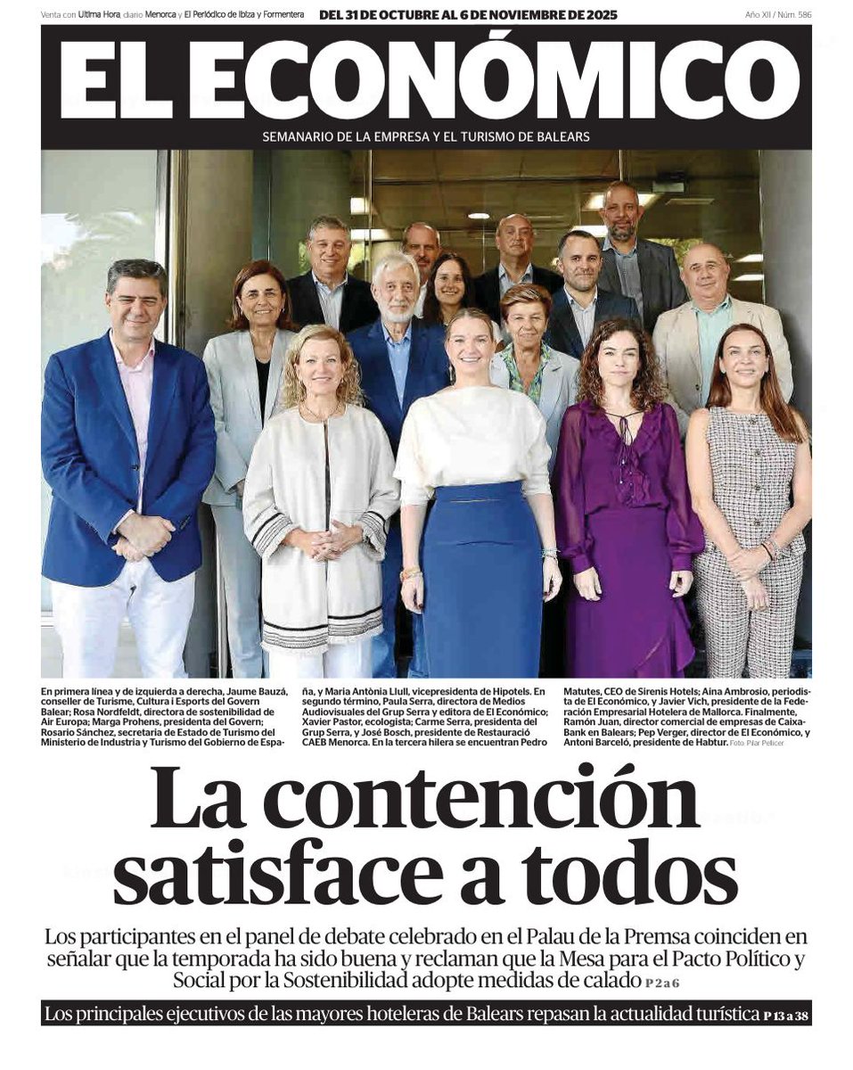 📰 Avui a <a href="/ElEconomicoUH/">El Económico</a>: "La temporada ha venido marcada por la contención, la desaparición del efecto champán, la normalización de los flujos de visitantes y el incremento de precios. Hay unanimidad: «Ha sido una buena temporada»."

✅ Creixem en valor, no en volum.