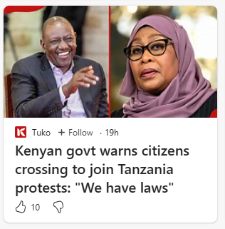 Kenyans are a different breed 😅😅😅🙌