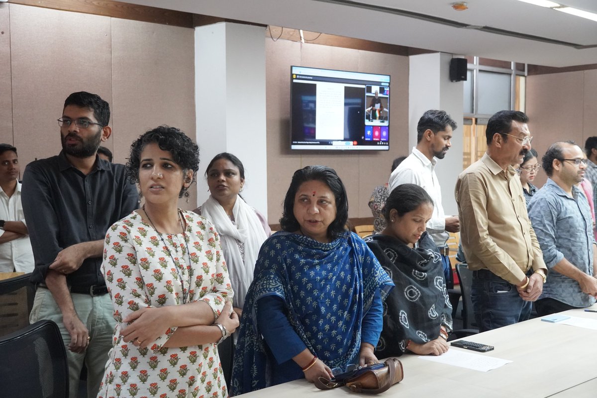 DELHI_SPA's tweet photo. National Unity Day Pledge-Taking Ceremony at SPA Delhi

The School of Planning and Architecture, Delhi (SPA Delhi) observed National Unity Day on 31st October 2025 to commemorate the birth anniversary of Sardar Vallabhbhai Patel, the Iron Man of India. https://t.co/HMEhQPXXo3