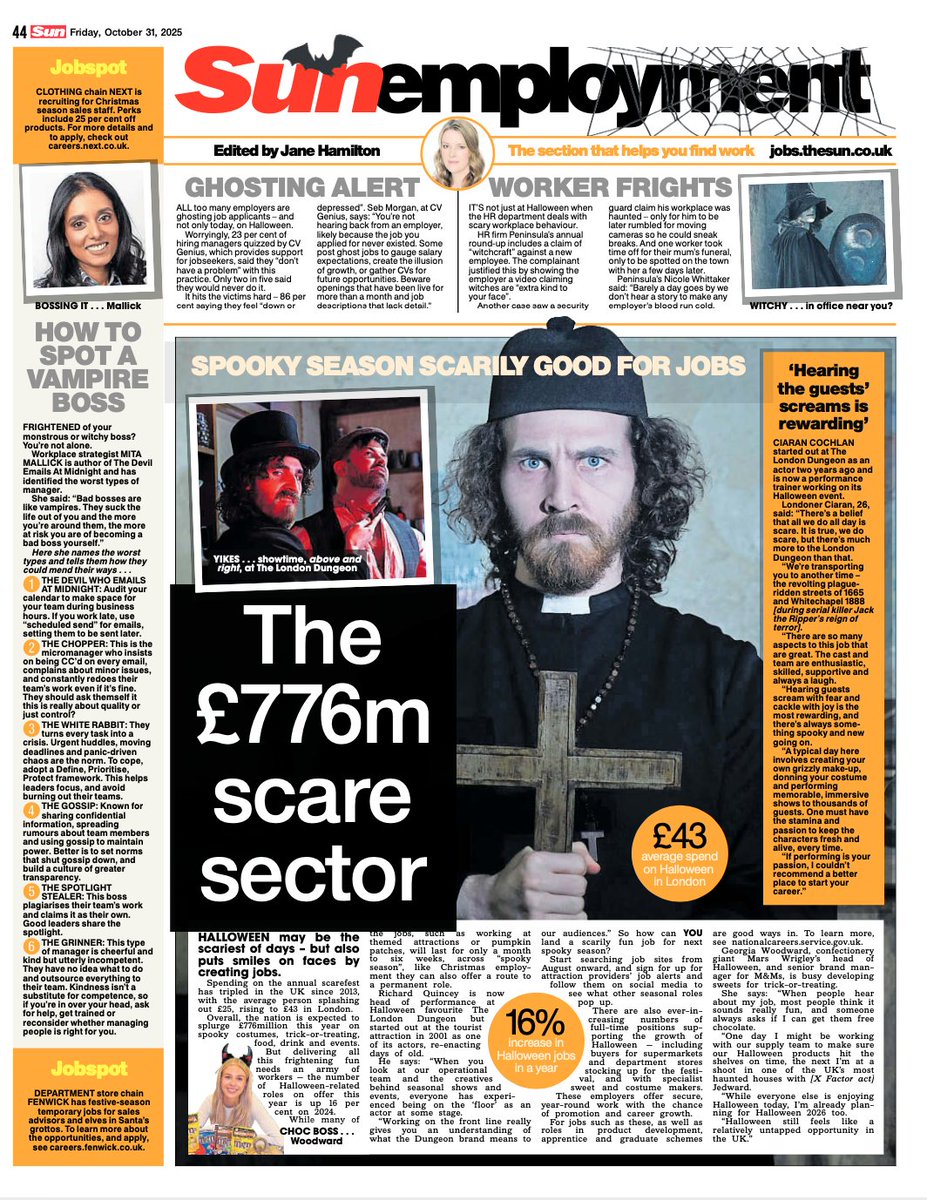 👩‍💼 Good morning and happy Halloween! Loving this spooky masthead makeover from my <a href="/TheSun/">The Sun</a> team this morning - proving business journalism is anything but boring. 
thesun.co.uk/money/37165082…