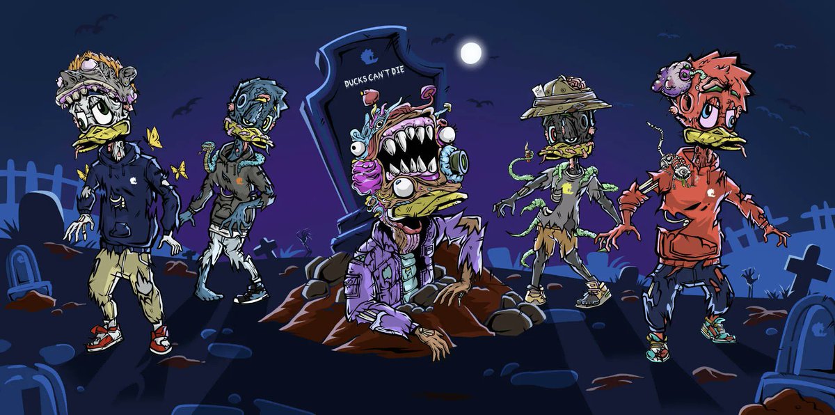 HAPPY HALLOWEEN! 🎃 👻 

My little family’s favourite time of the year. We’ll be out trick or treating later!🍬🍫

Have a spooky day everyone. 

#web3 #DDMC #DazedDucks #Halloween #Halloween2025 #Solana #NFTs #Crypto