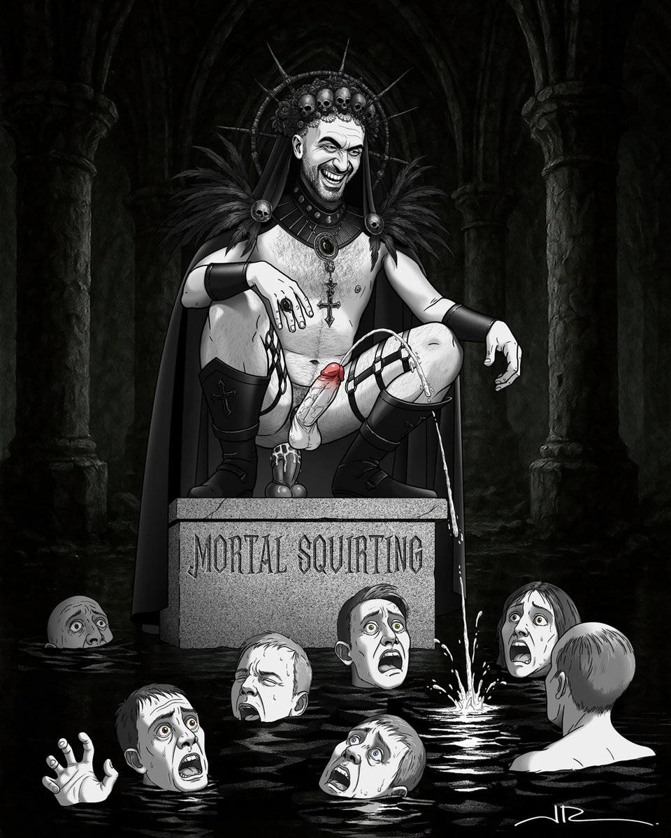 Mortal squirting. Happy Halloween!!! Muchas a gracias a @rettepukujarah por su colaboración.