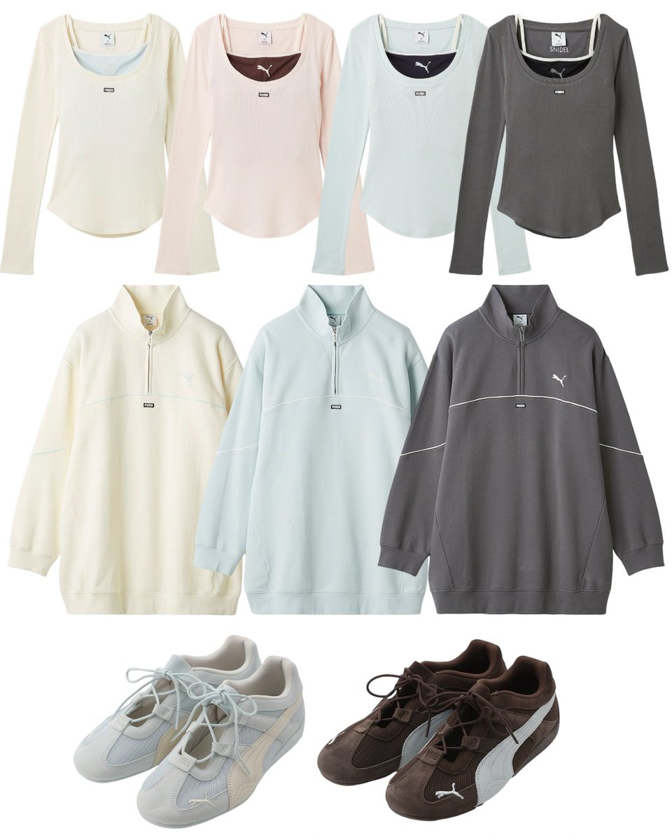 USAGIONLINE's tweet photo. SNIDEL × PUMA

PUMAのスポーツ要素とスナイデルらしい繊細で柔らかさが織りなすカプセルコレクション🤎✨

🗓 11/12 WED 12:00~ 販売開始…✍🏻
▶▶ https://t.co/rUHyZfPCt9 https://t.co/OZ4A6sWztw