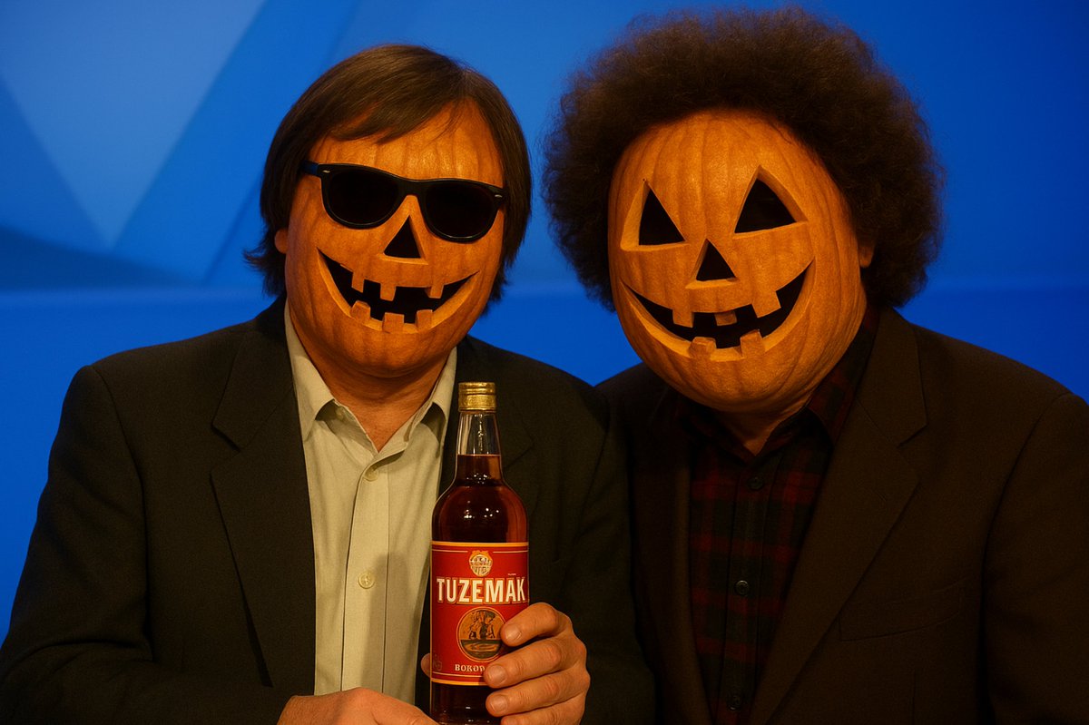 ...přádelé takmytedas Kudrnáčem <a href="/krupka_jiri/">Krupka Jiří</a> v Besedě taky oslavujeme to Halóvíno. Ale musíme chcat nechcat kontsatovat že Halórum je prsotě lepčí, něchsito šichni zamapatujú fakuš todleto!