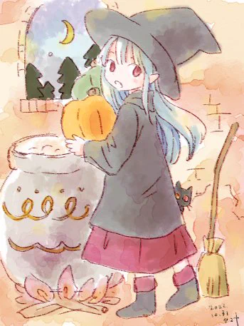 ハロウィンぽい絵