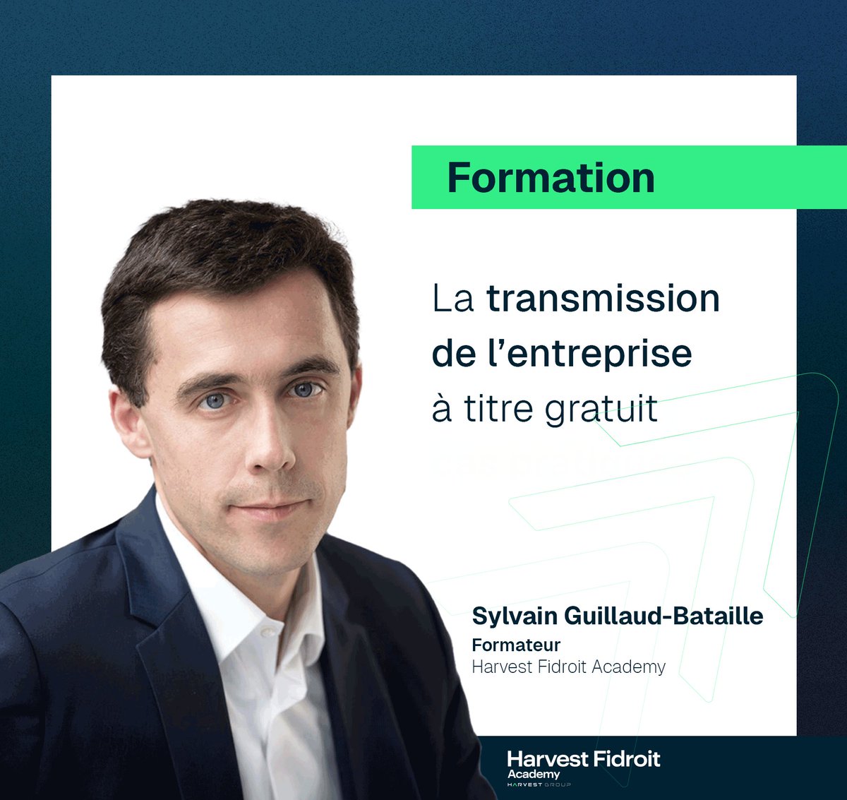 🎓 [#Formation] Boostez vos compétences sur la transmission d’entreprise à titre gratuit !
Transmettre une entreprise, c’est un vrai défi !

📍 En distanciel : harvestfidroitacademy.fr/produit/la-tra…

#Formation #Transmission #GestionDePatrimoine