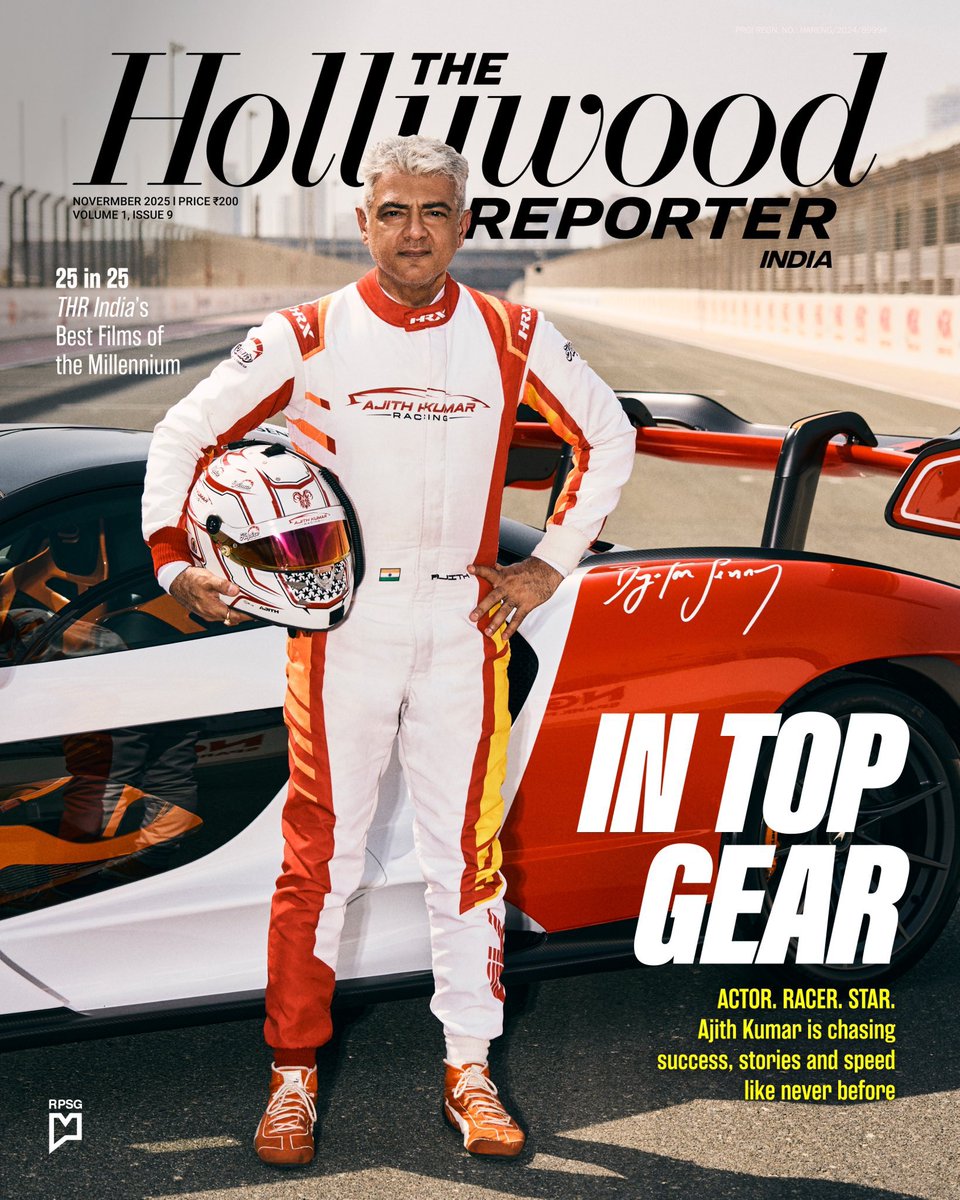 ThalaAjith_FC's tweet image. The Hollywood Reporter Magazine 🔥

#AjithKumar