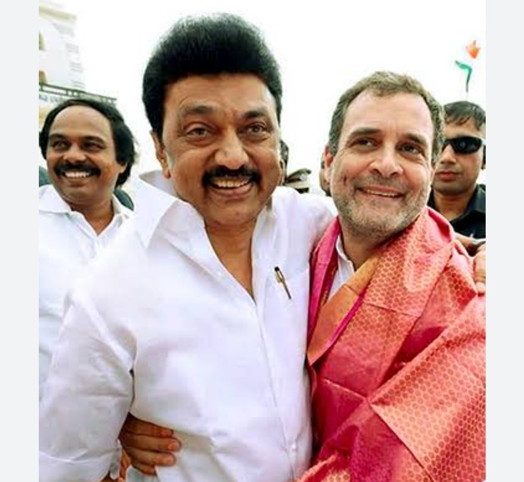 PoornimaNimo's tweet image. Rahul Gandhi met MK Stalin whose party had supported LTTE which assasinated his father Rajiv Gandhi. You want more ???