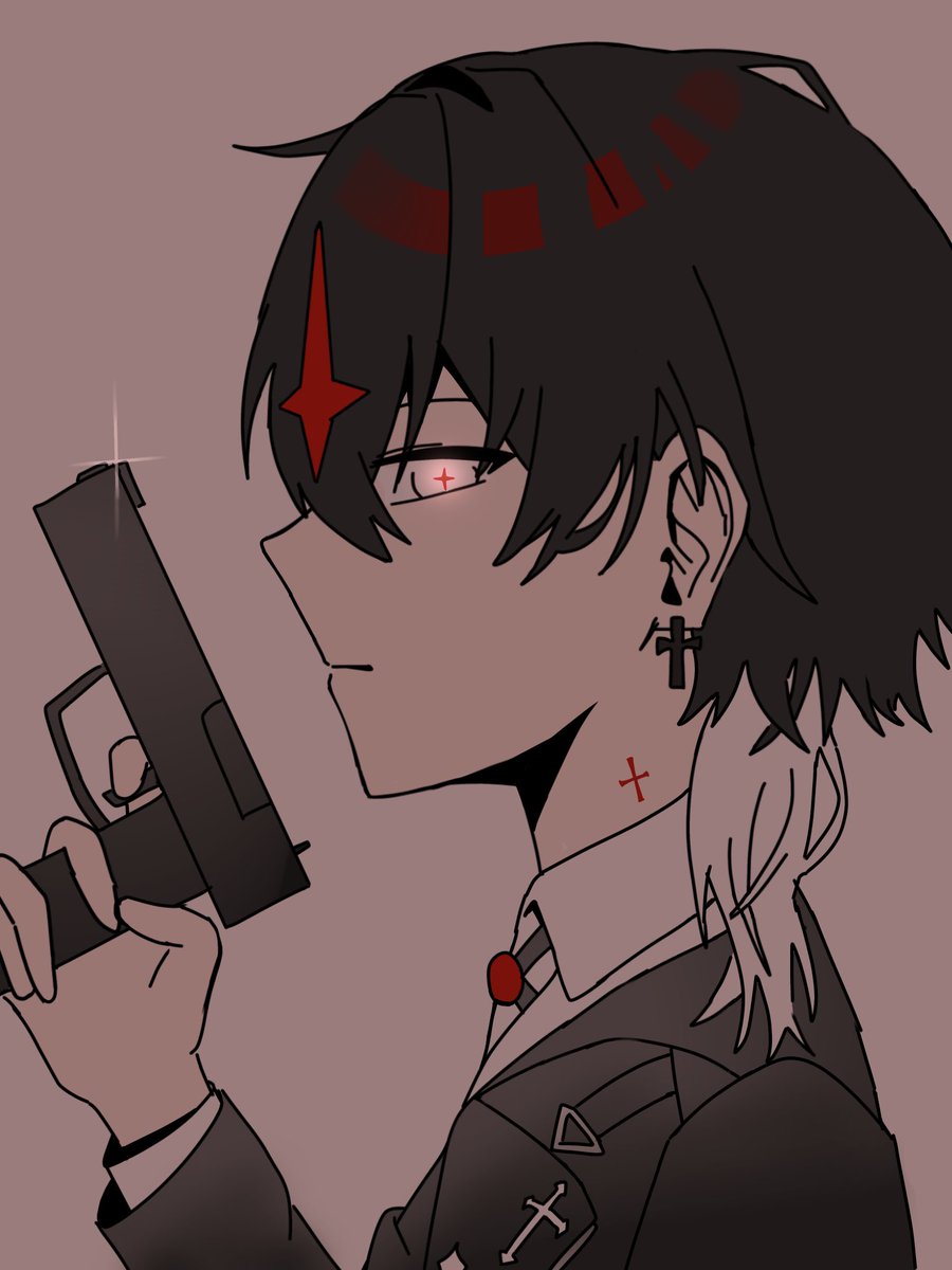 umu様 TVアニメ「桃源暗鬼」第1弾 レザーバッジ（丸形） YD (屏風ヶ浦