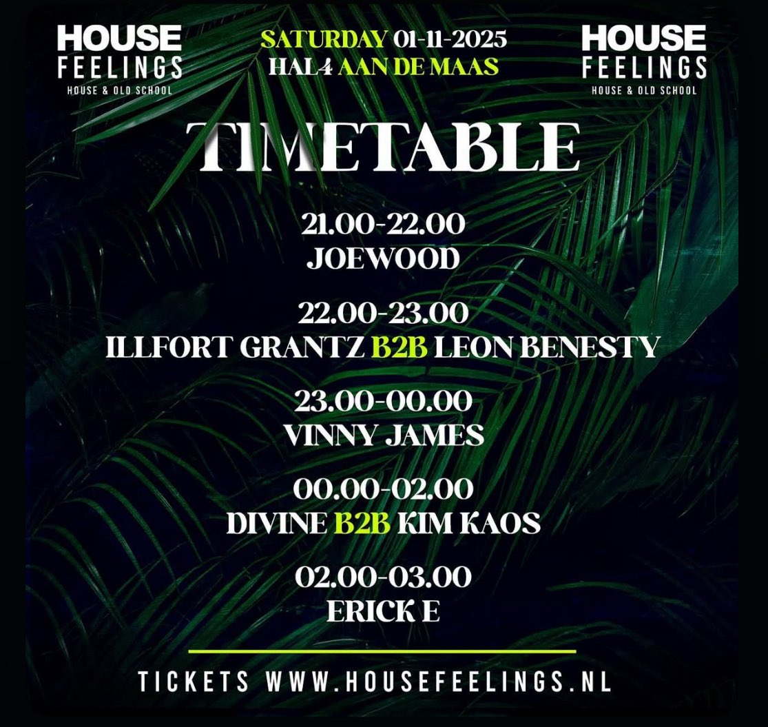 This saturday HOUSEFEELINGS #vinnyjames #Rotterdam #house