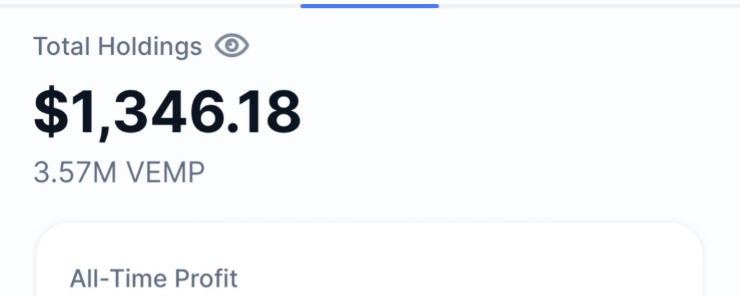 📈 Every bull run has its champions.
$VEMP is shaping up to be one of the strongest GameFi contenders.
Timing + Vision = Massive Potential 🚀

Because of my complete confidence in this project, I added more $VEMP to my portfolio today.
